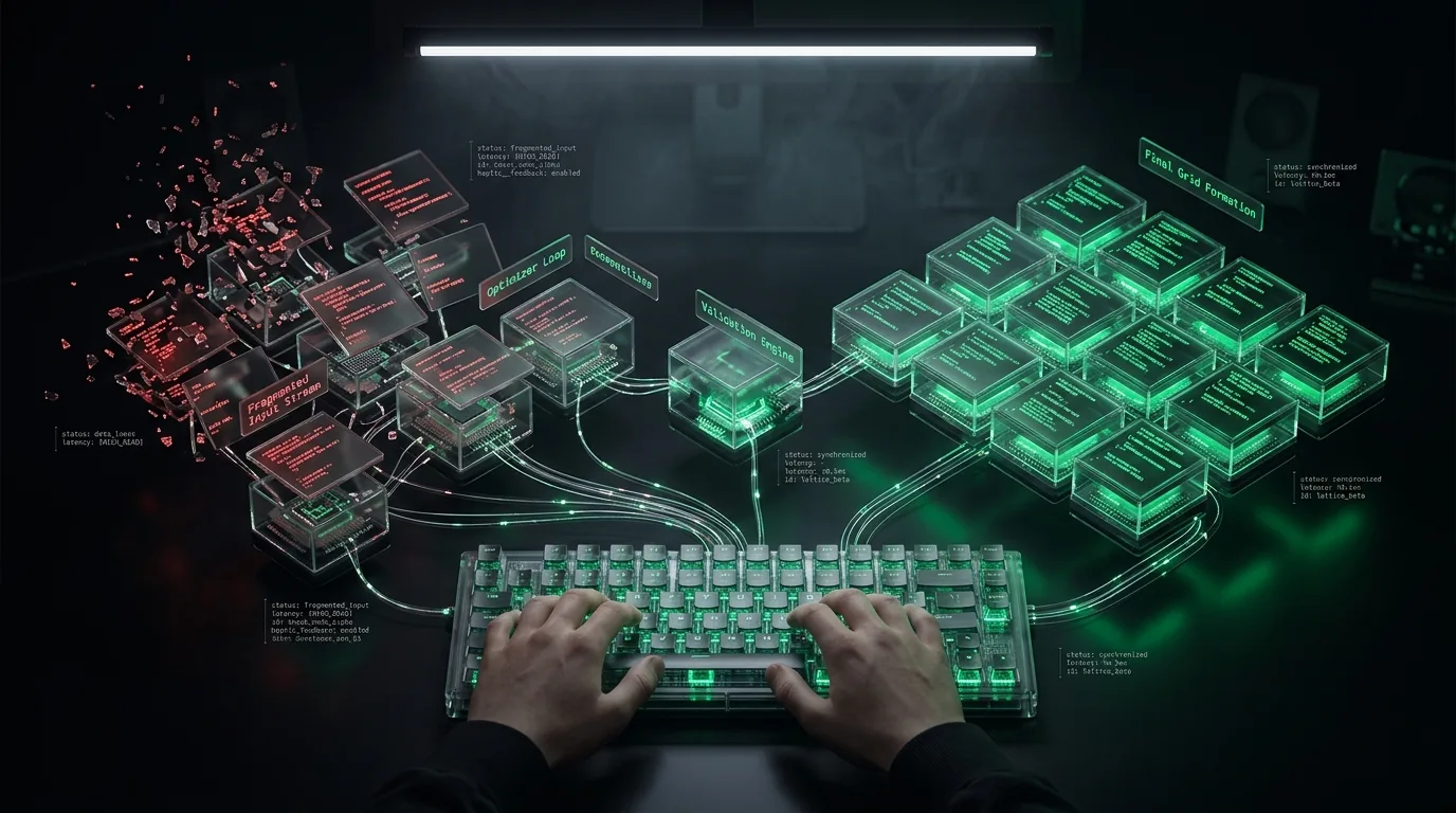 Isometric infrastructure cover for Perché il Tuo Assistente AI Non Ti Ascolta (E il Metodo Atomico Che Lo Risolve)