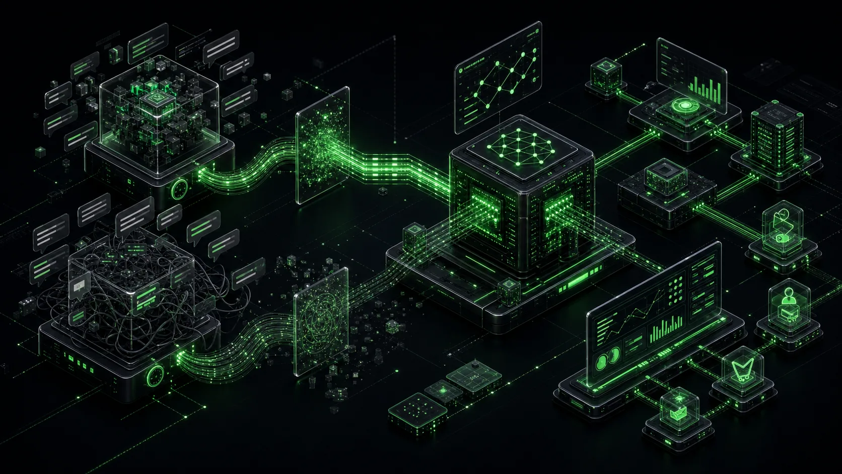 Isometric infrastructure cover for Claude Code e meglio di ChatGPT per costruire business automatizzati?