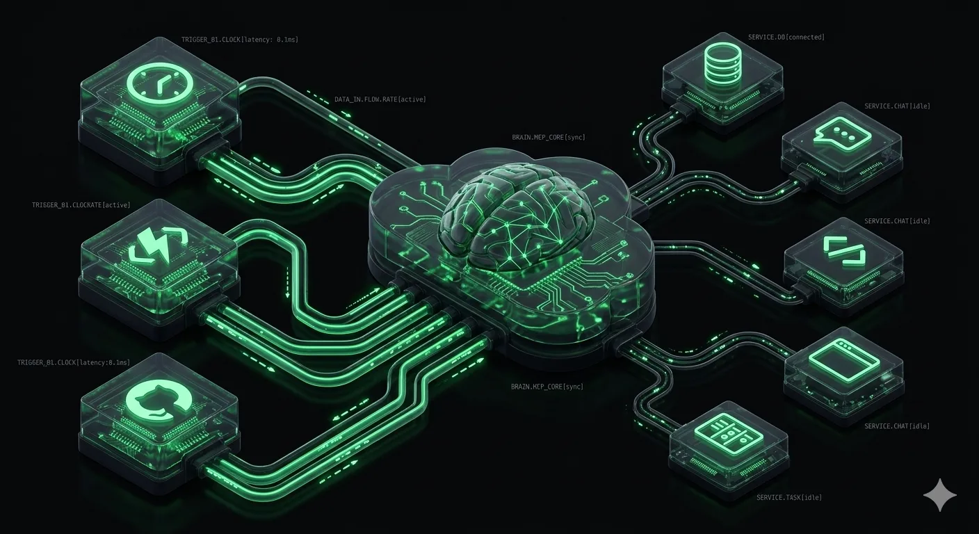 Isometric infrastructure cover for Come configurare un agente AI per automatizzare le attivita aziendali?