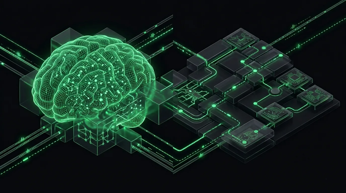 Isometric infrastructure cover for n8n vs Zapier: Costruire o Collegare? (Confronto 2026)