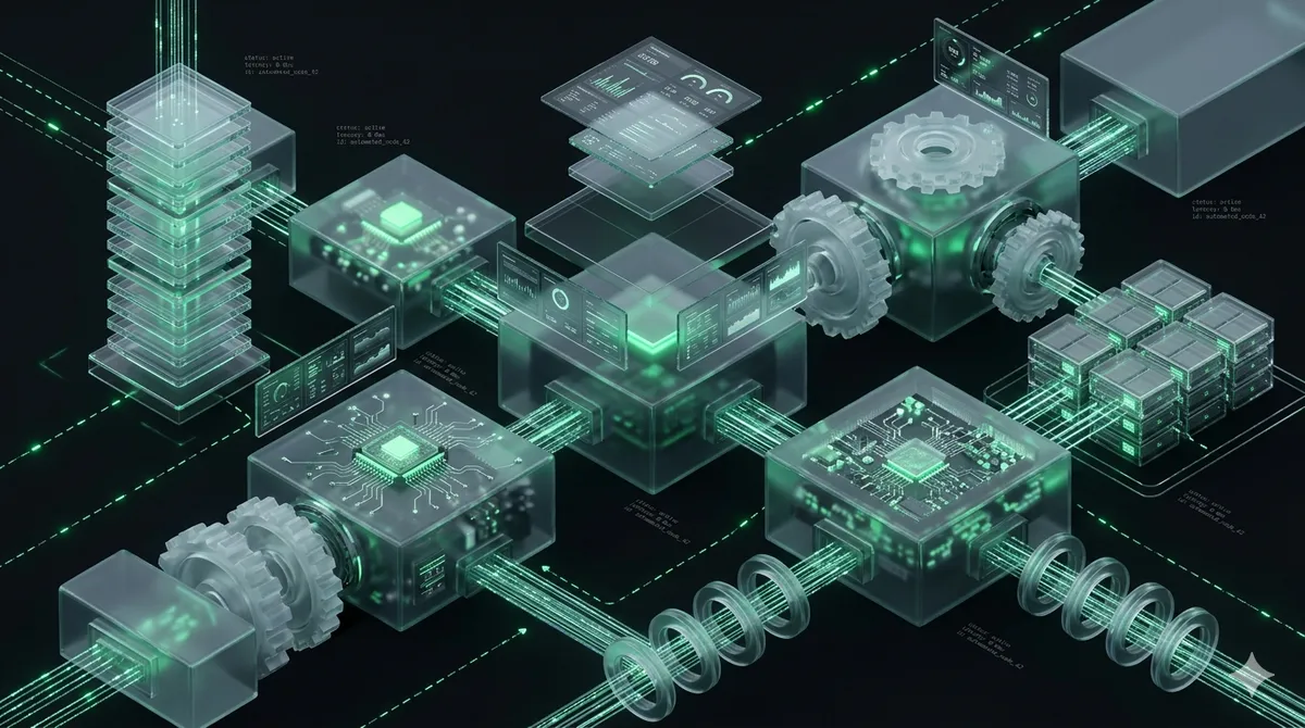 A business running on an automated AI system